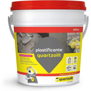 Aditivo Plastificante Quartzolit Balde com 18 Litros