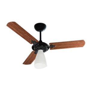 Ventilador de teto Wind light Mogno e preto Ventisol