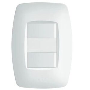 Interruptor elegance 2 sec distintas com placa 4x2 Fame