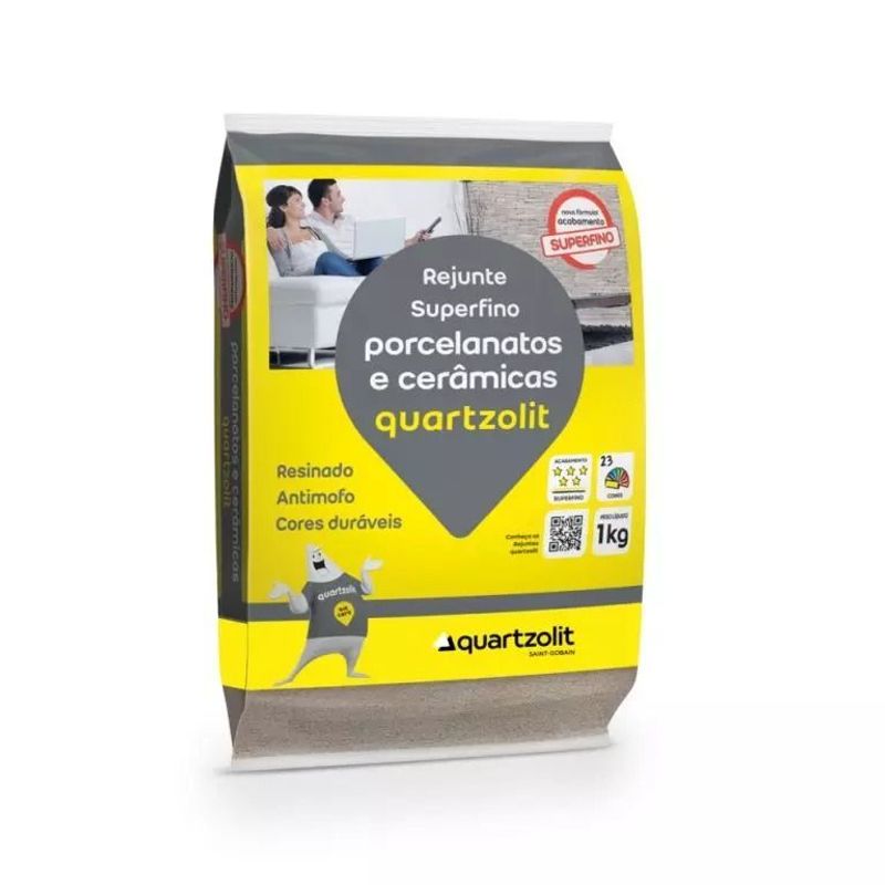 Rejunte PMG Porcelanato 1Kg Corda Quartzolit
