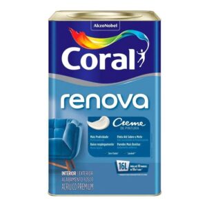 Coral Renova Tinta acrílica branco fosco 16L