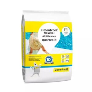 Cimentcola Ac3 cinza Flexível 20Kg Quartzolit