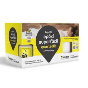 Rejunte Quartzolit Epoxi 1Kg Branco Super Fácil