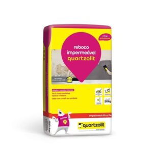 Impermeabilizante Quartzolit Reboco Impermeável Antiumidade 20kg