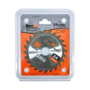 Disco de serra circular pra madeira 4.1/2 x 24 dentes Bestfer