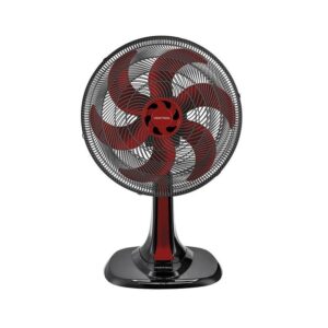Ventilador de mesa vermelho 30cm 6 pás 127v Turbo Ventisol