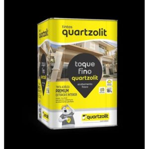 Tinta Quartzolit Acrílica Toque Fino 18 litros Branco Neve