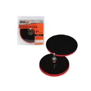 Suporte p/disco de lixa c/velcro e adaptador Bestfer