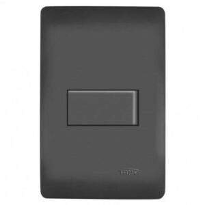 Interruptor habitat black paralelo 16A Fame