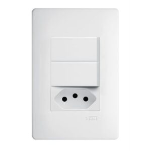 Interruptor blanc+ simples 2P+T 10A Fame