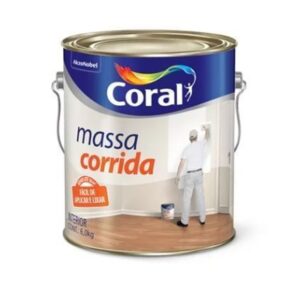 Massa corrida PVA Galão Plástico Coral 5,7kg