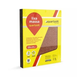 Lixa Grão 80 para Massa e Madeirat Quartzolit