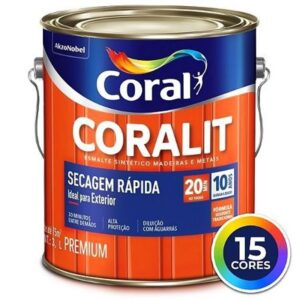 Coralit Secagem rápida Alumínio 3L branco