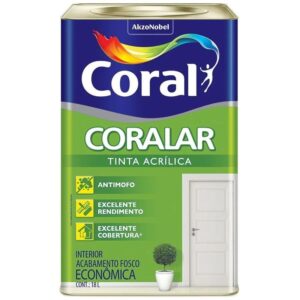 Coralar Acrílica Mais Desempenho 18L Palha
