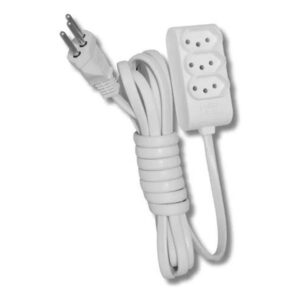 Extensão elétrica 2P+T 10A 3 tomadas cabo de 10m Fame