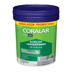 Coralar Acrílica Mais desempenho 20L Branca neve