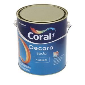 Decora Coral Acabamento seda acetinado branco 3,6L