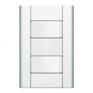 Interruptor modulare 2sec com placa 4x2 Fame