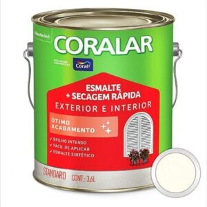 Coralar esmalte fosco 3,6L preto