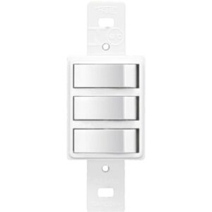 Miolo blanc 3 interruptores sem placa Fame