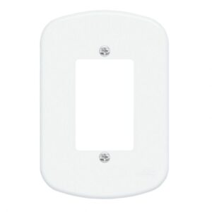 Placa 4x2 de 3 seções blanc Fame