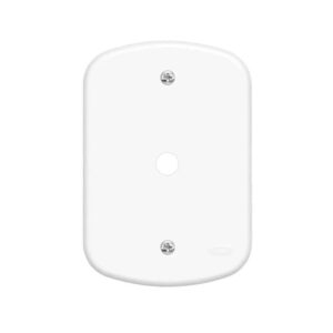 Placa blanc com furo 4x2 Fame