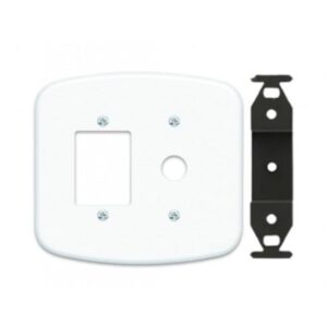 Placa blanc 4x4 interruptor + furo Fame