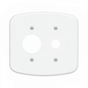 Placa blanc tomada + furo 4x4 Fame