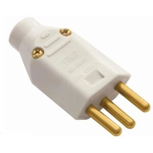 Pino macho 2P+T 20A cinza Fame