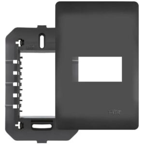 Placa Habitat black 4x2 mo com suporte Fame