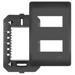 Placa Habitat black 4x2 mod dist com suporte Fame