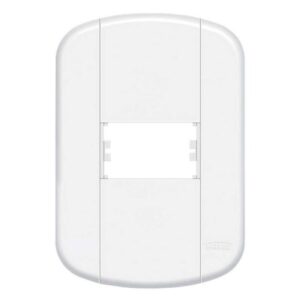 Placa blanc 4x2 com 1 módulo Fame