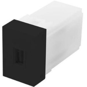 Módulo tomada USB black Bivolt 2A Fame