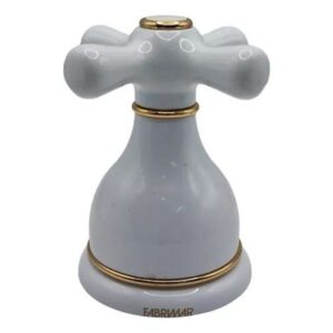 Acabamento T1 Jolei Branco e dourado Fabrimar