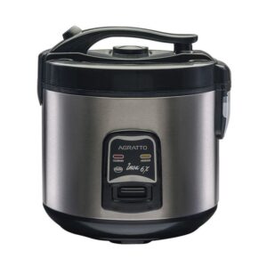 Panela Elétrica de Arroz Agratto Inox e Vidro PAI6X 127v