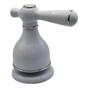 Acabamento T1 Jolie Levier Branco/cromado Fabrimar