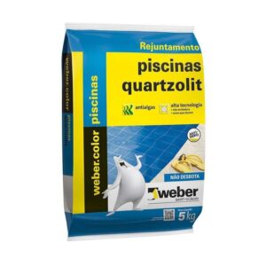 Rejunte Piscinas Cinza Platina 5 Kg Quartzolit