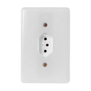 Tomada Ilumi Stylus 2P+T 10A c/placa 4x2