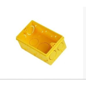 Caixa de Luz Amanco 4x2 amarela flex CB