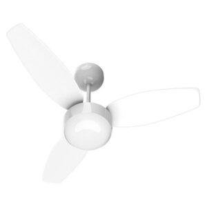 Ventilador de Teto Inverter Ciclo Branco 3 pas Bivolt Ventisol