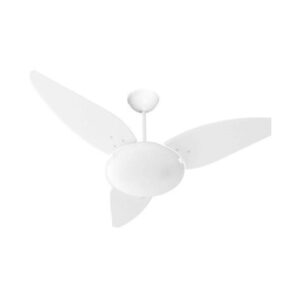 Ventilador Ventidelta Teto Magnes 3 Pás Branco Laqueado.