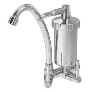 Torneira Leão Cozinha Parede 2151 Bancada Alta 1/4 de Volta C62 ABS