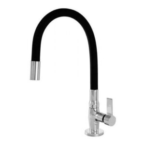 Torneira Hidrofix Cozinha Bancada Flexível 2169 C110 Preta.