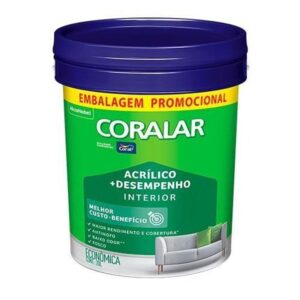 Tinta Acrílica Coralar Mais Desempenho Branco Gelo 20L - Coral