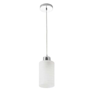 Pendente Startec Track de vidro 1 Lâmpada