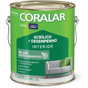 Coralar Acrílica Mais desempenho 3,6L Branco Neve