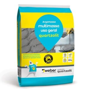 Multimassa Uso Geral Quartzolit Cinza 20kg