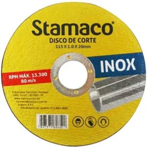 Disco de Corte Inox 115mm x 1,0mm x 22mm Metal