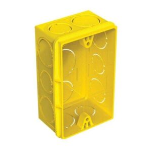 Caixa de Luz 4x2 Alumbra Amarela PVC Reforçada 8802