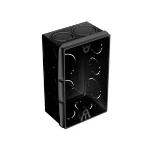 Caixa de Luz 4x2 Alumbra Preta PVC Reforçada 8805